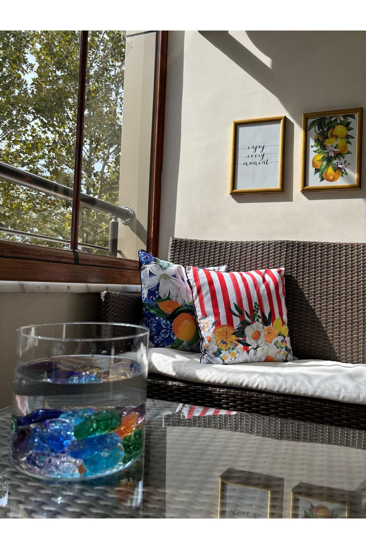 DEKORATİF AKSESUAR CAM TAŞ 3 LÜ KOBALT RENK 4-7 CM 6